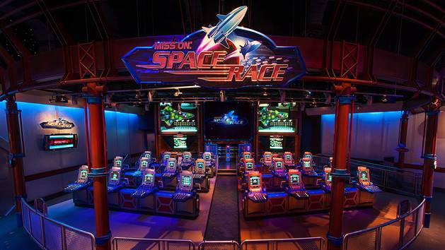 WDW Epcot Mission Space interior 