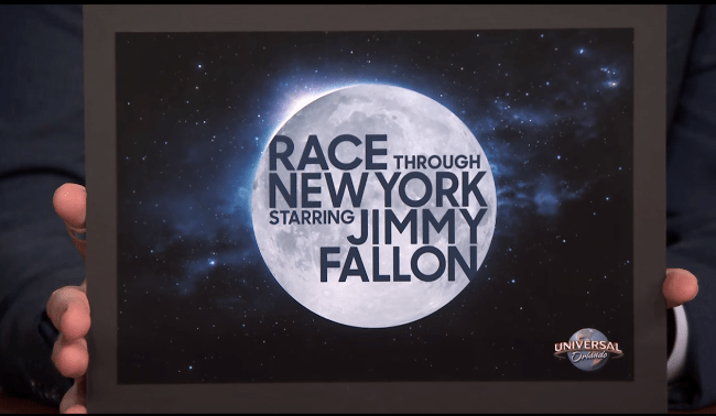 Grand opening of Race Through New York Staring Jimmy Fallon at Universal Orlando