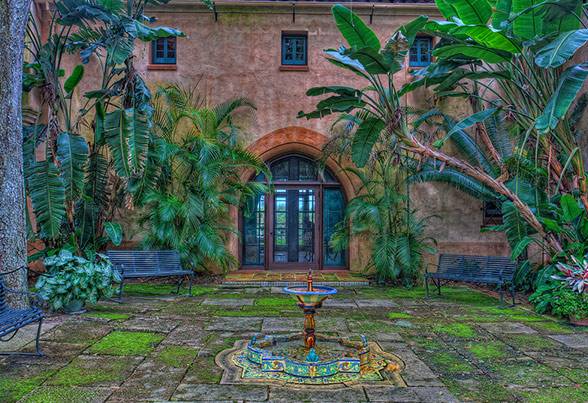 Bok Tower Gardens Mosaic Fountain 