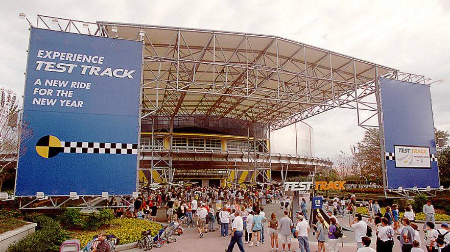 Epcot Test Track Opening - 1999 (Orlando Sentinel)