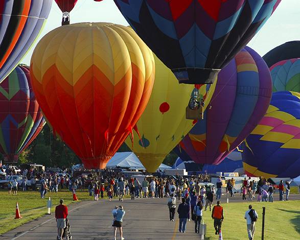 New Smyrna Beach Skyfest 2016 hot air balloons 