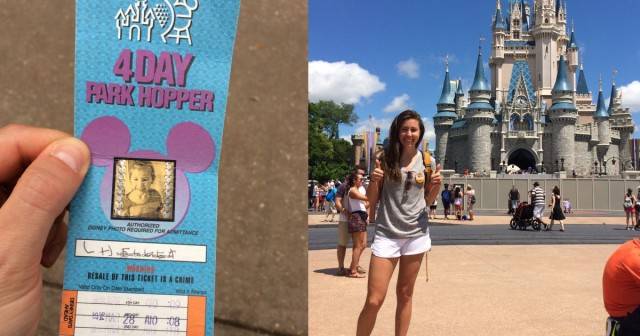 Disney World Honors 22 Year Old Day Pass Ticket