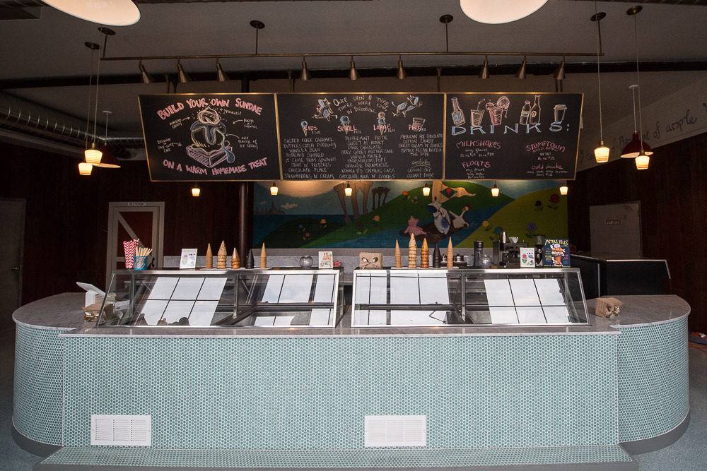 Ample Hills Creamery sundae counter 