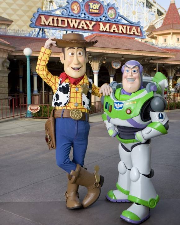 WDW Toy Story Midway Mania Woody & Buzz
