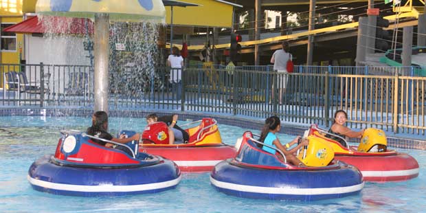 Fun Spot Orlando Water Bumper ride 