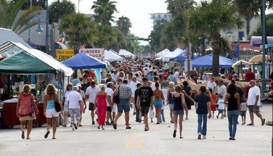 New Smyrna Beach Seaside Fiesta street view