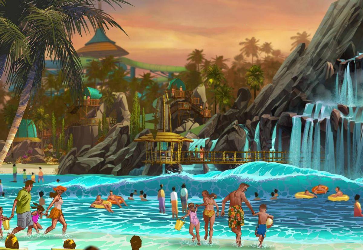 Universal Orlando Volcano Bay Beach