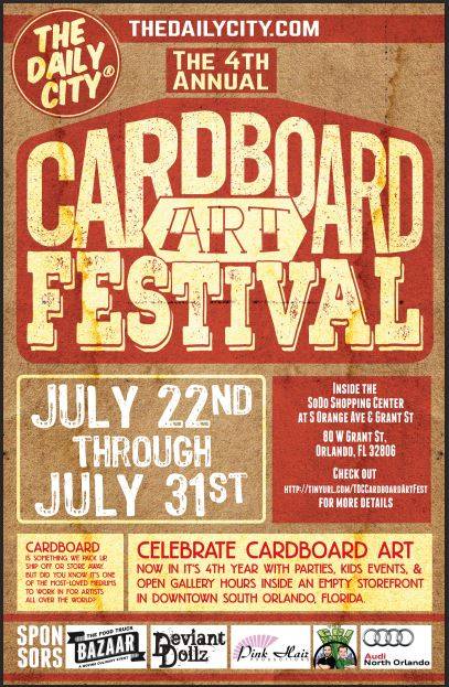 The Daily City’s Cardboard Art Festival Turns 4!
