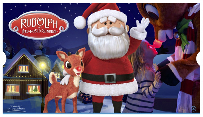 Rudolph the Red Nosed Reindeer at SeaWorld Orlando