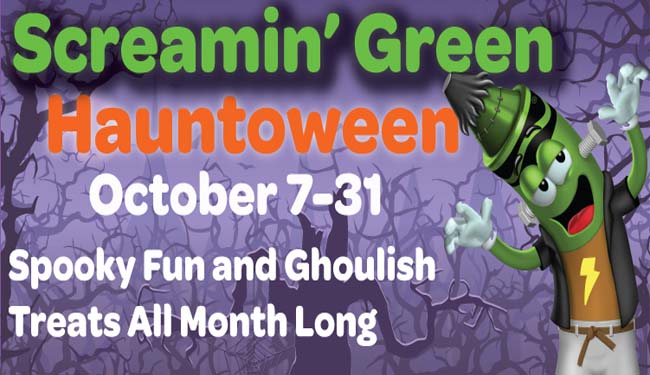 Ready for Screamin’ Green Hauntoween at Crayola Experience?