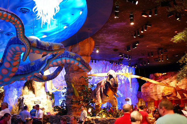 T-Rex Cafe at Disney Springs offering Breakfast with Santa