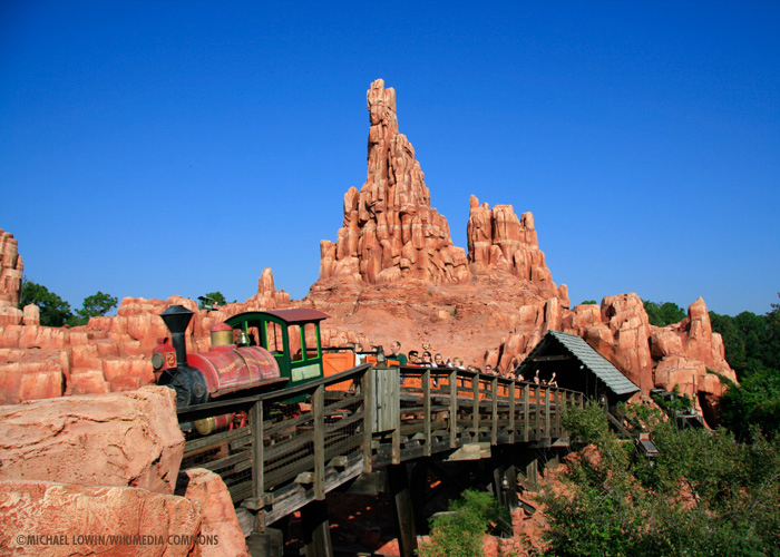 Big Thunder Mountain at Night