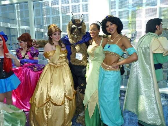 Disney Costume Party at D23 Expo with Princesses & More