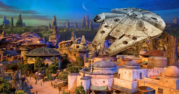 Star Wars Land model tour at D23 Expo 2017