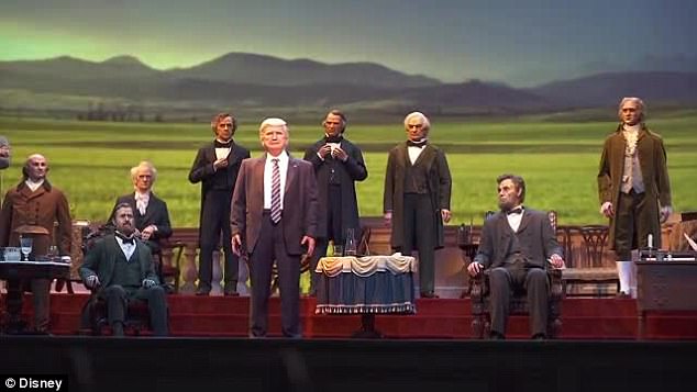 Hall of Presidents with Donald Trump NEW 2017 Attraction