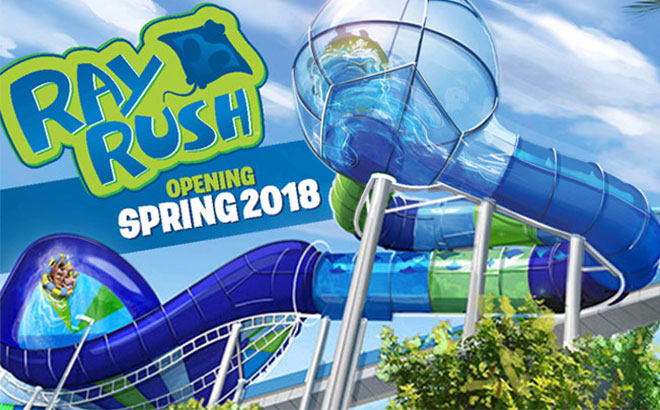 Ray Rush Opens in Aquatica Orlando