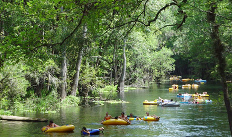 Tubing at Ichetucknee Springs State Park