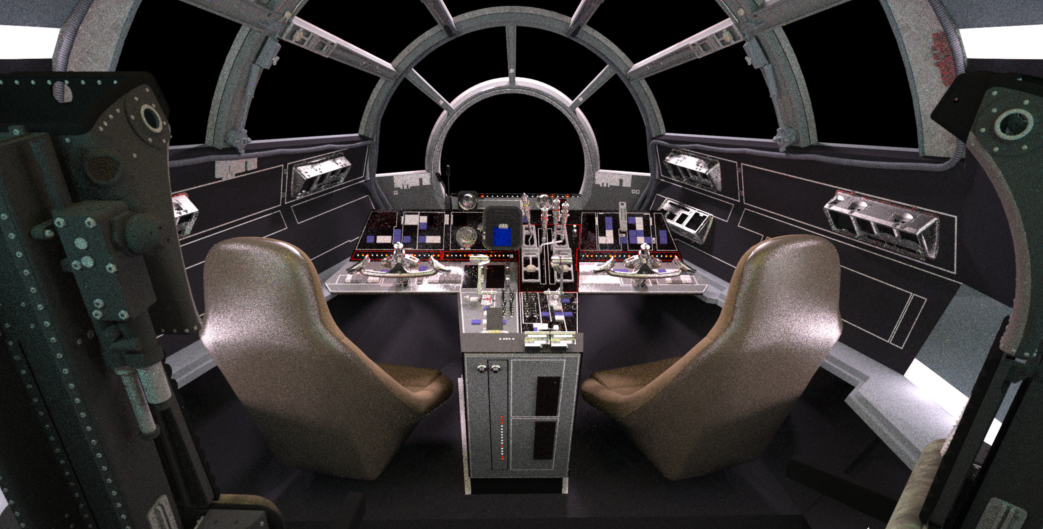 Millennium Falcon interior exhibit walkthrough at “Solo: A Star Wars Story”