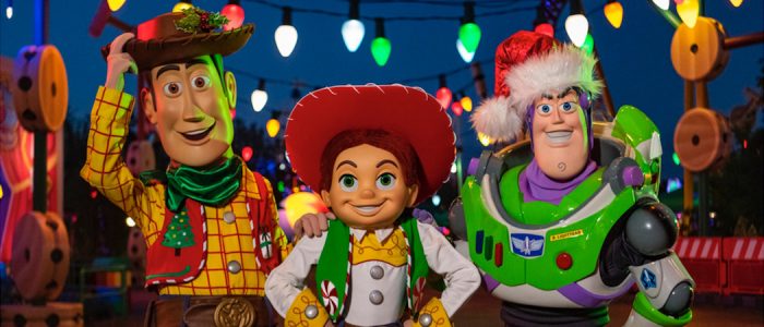 First Look at Christmas Decorations at Toy Story Land