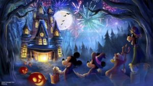 new fireworks show mickey not so scary halloween party