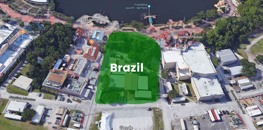 Brazil Pavilion Will Open in 2022 at Epcot..with No Attraction!
