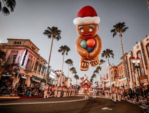 Christmas at Universal Studios floats take the streets