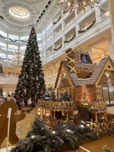 Gingerbread house at Disney bring in the holiday joy