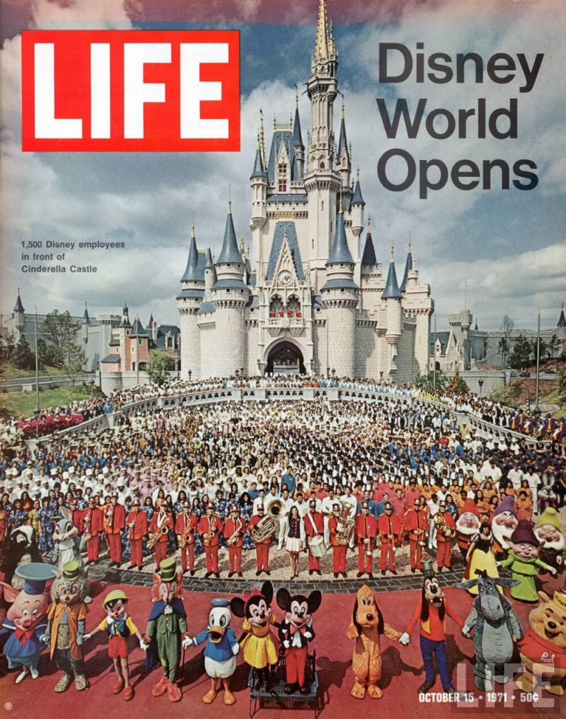 The Cost of Disney World Tickets Through The Decades. This is a picture of the park in 1971 when it opened in Orlando