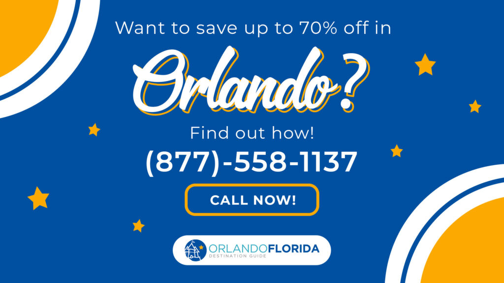 Call us to save 70% off your Orlando vacation 