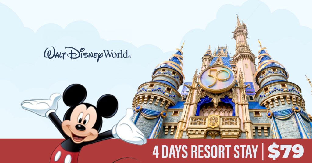 Experience a Walt Disney World Vacation for $79! Click Here To Explore More!