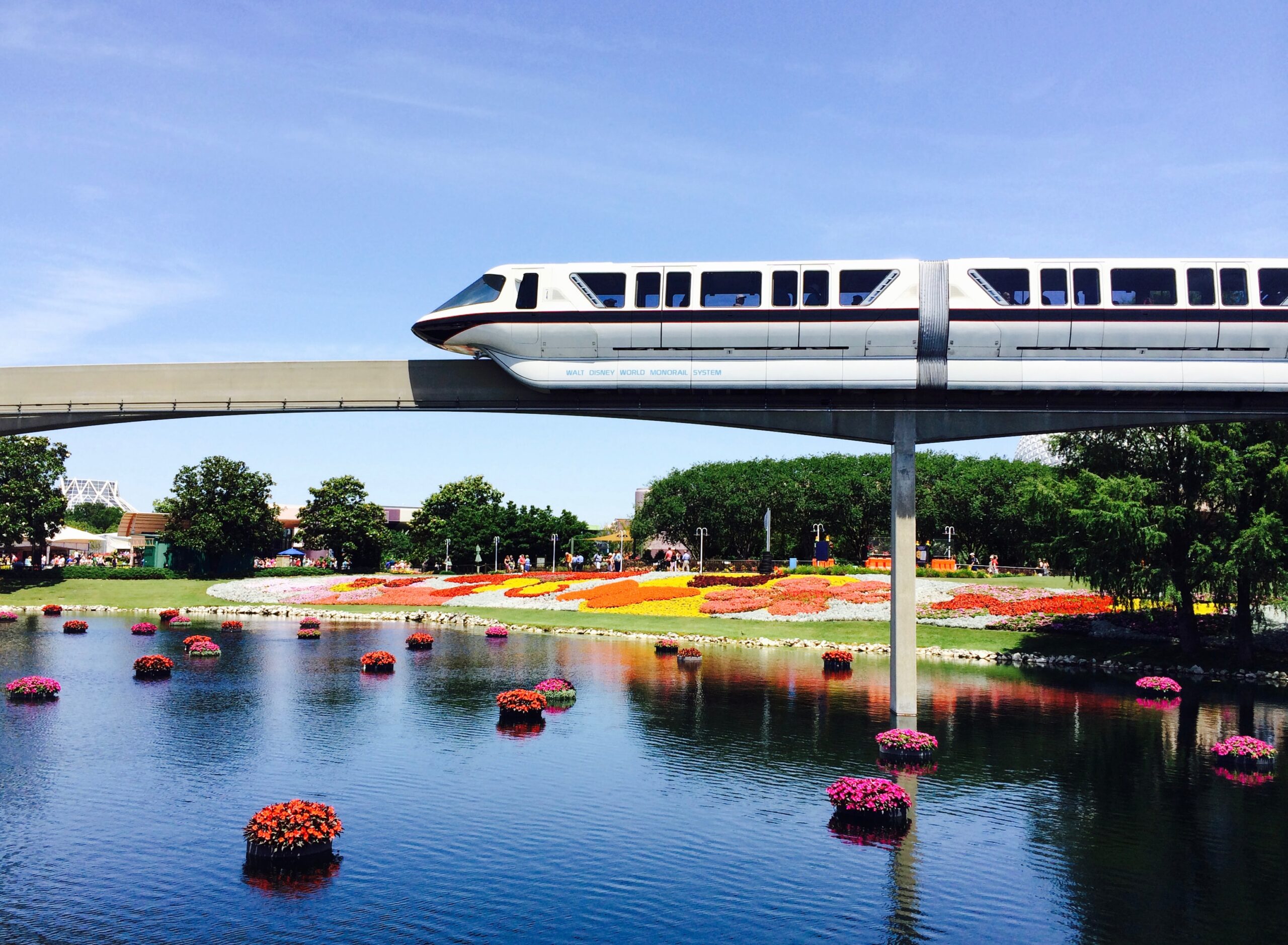 Monorails are a free Disney World attraction