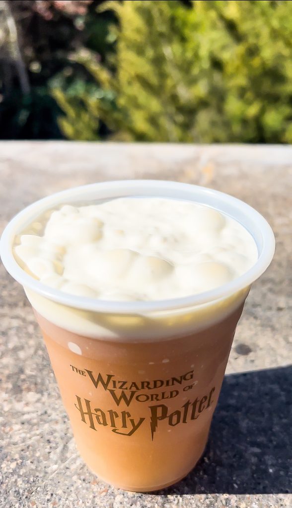 Butterbeer at Harry Potter World is an instant favorite