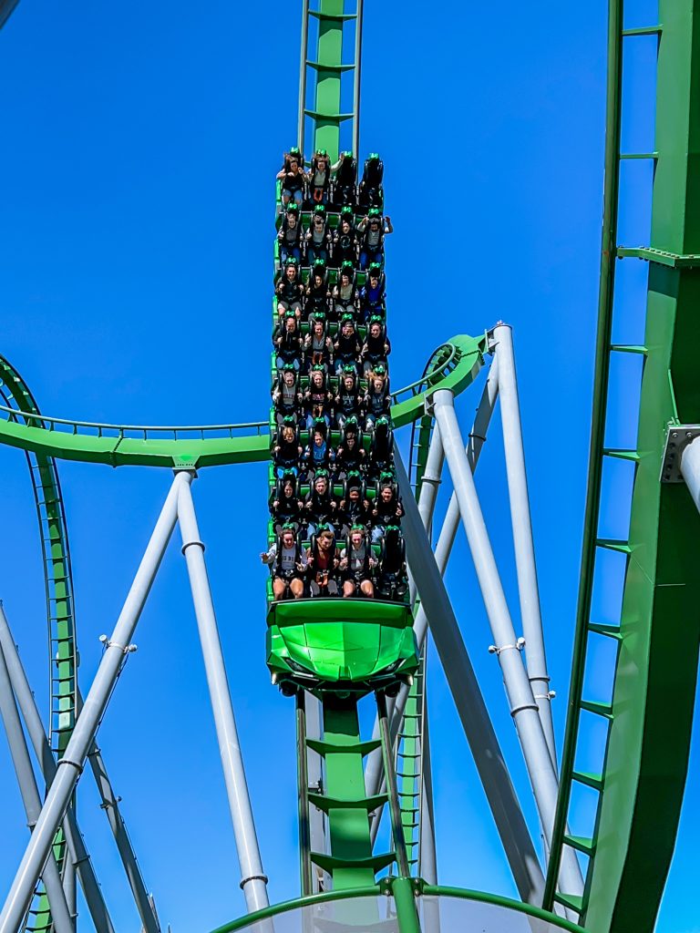 The Incredible Hulk At Islands Of Adventure is one of the top rollercoasters at Universal Orlando Resort