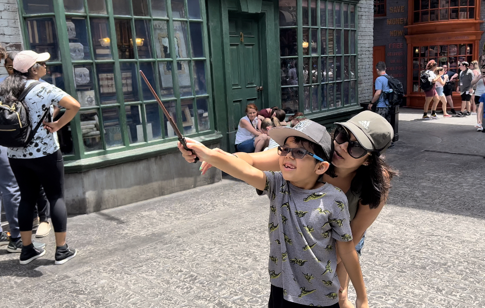 Diagon Alley at Universal Studios is perfect For Kids