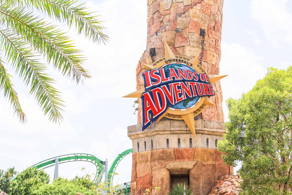 Entrance to Islands of Adventure Universal Orlando