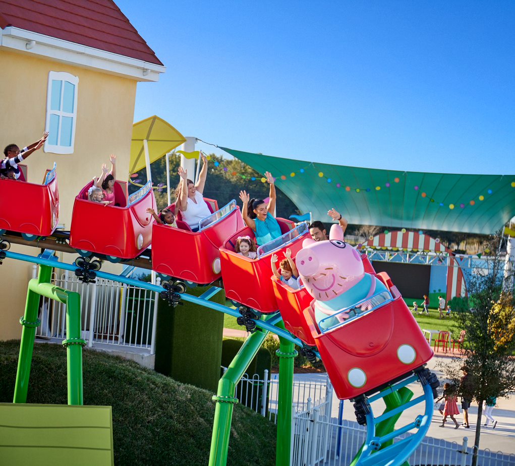 Kids Rollercoaster In Themed Land