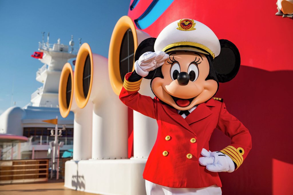 Disney Cruise 2023 - Minnie Making An Appearance On The Top Deck