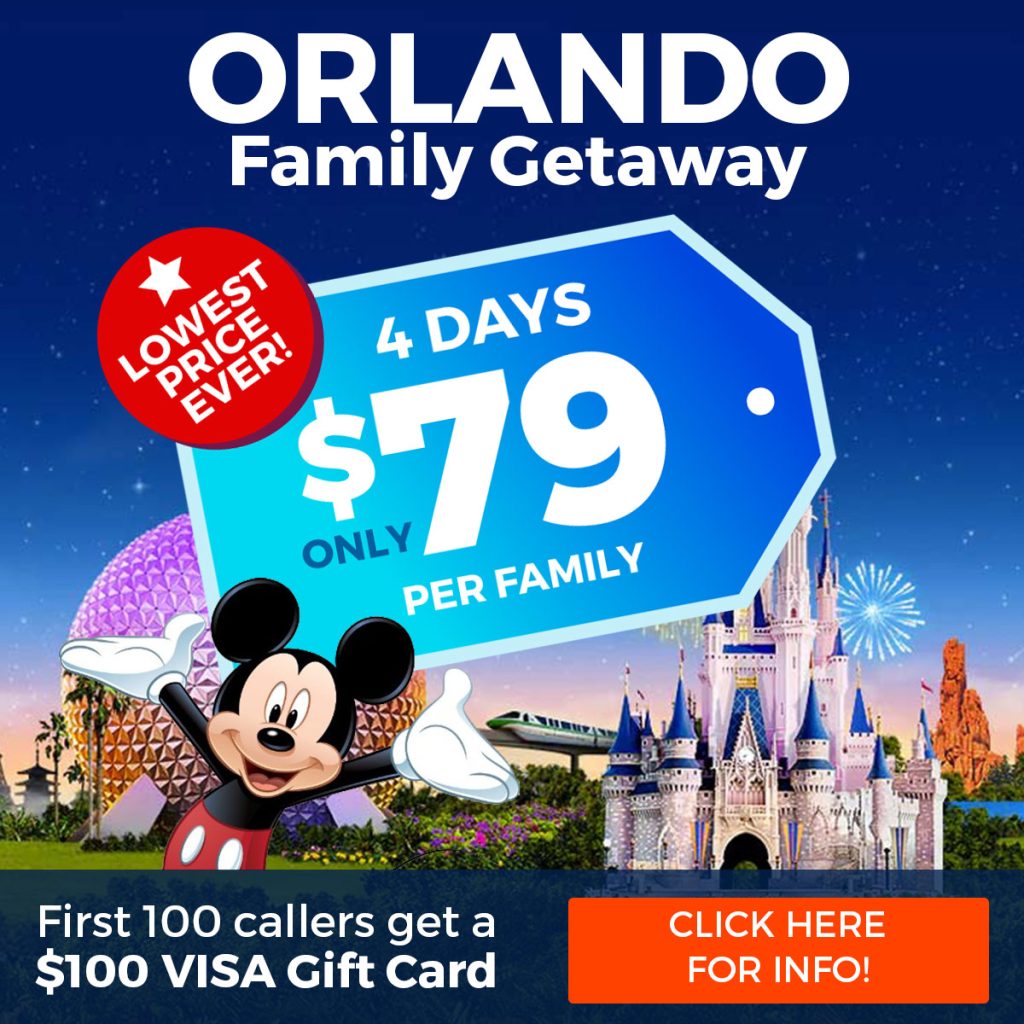 Get 4 Days - 3 Nights At Walt Disney World For Only $79