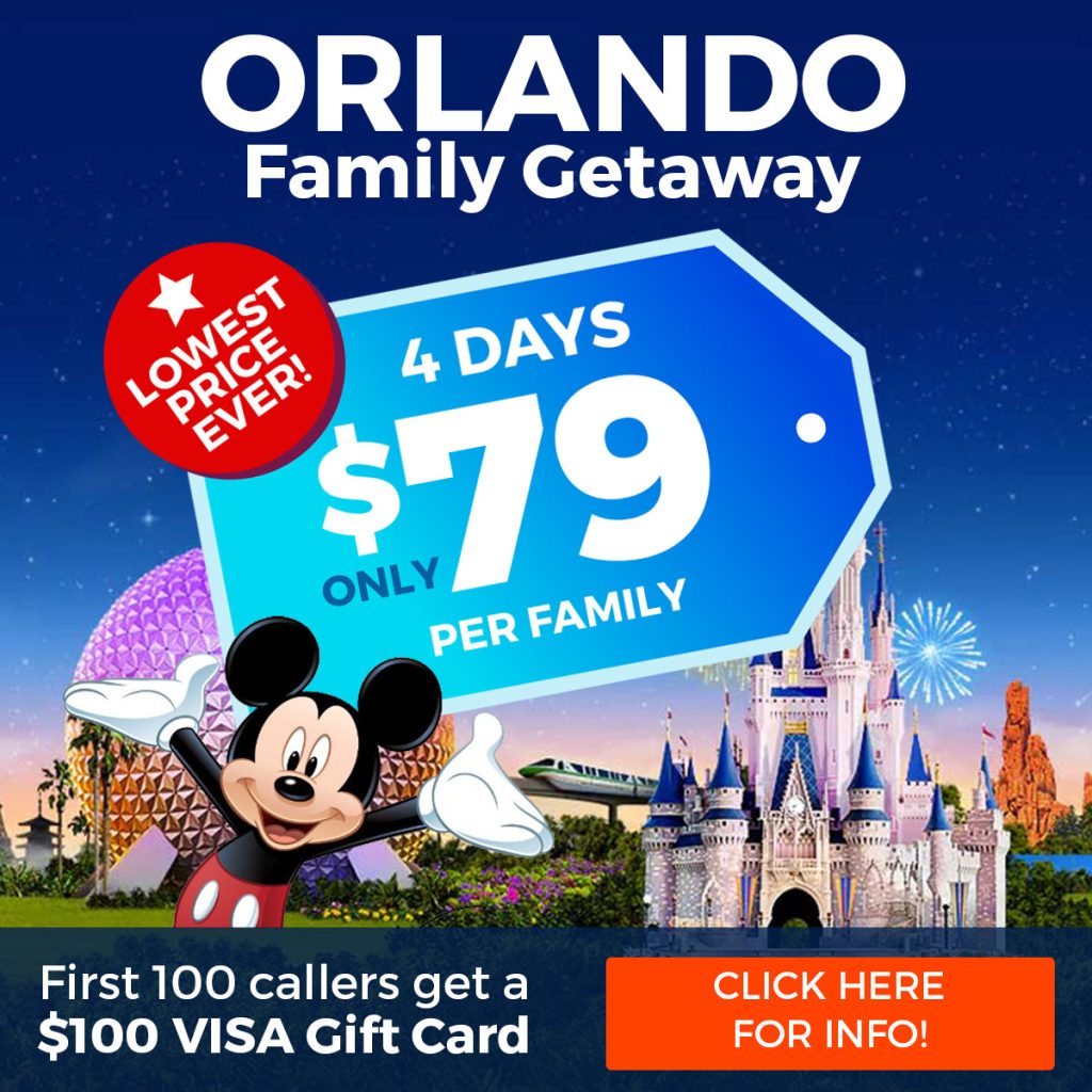 Get 4 Days - 3 Nights At Walt Disney World For Only $79