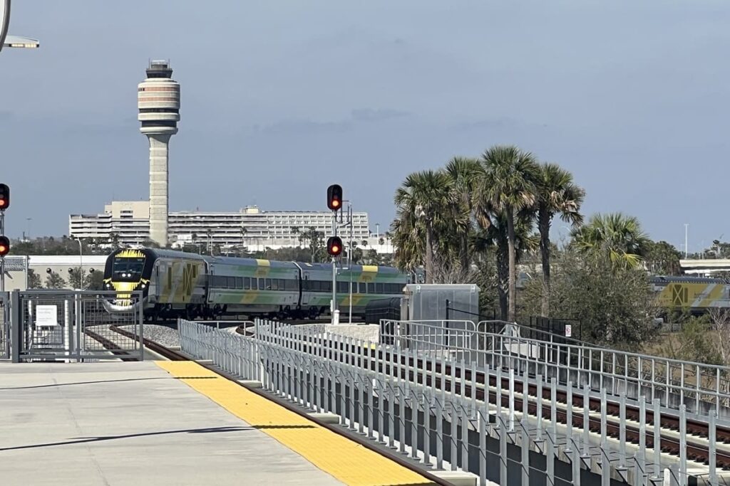 Birghtline train Orlando Station