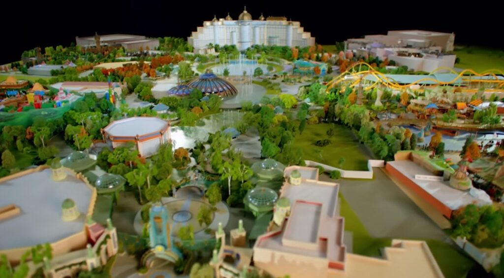 Universal EPIC Universe model. image: Universal Orlando Resort