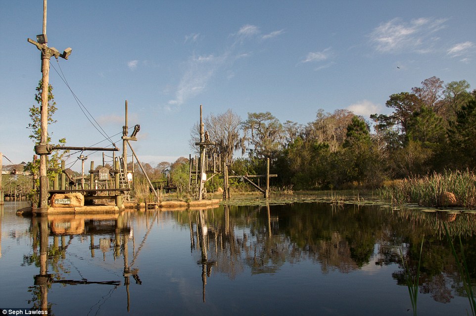 Dangerous waters: In an email to Dailymail.com, Lawless says he interviewed workers who operate Bay Lake where the park is located and he says they told him that the lake is dangerous to swim in