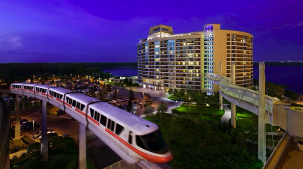 Image result for disney world contemporary resort monorail