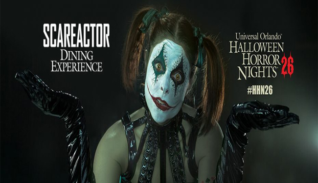 Chance ScareActor Dining Experience HHN 2016 
