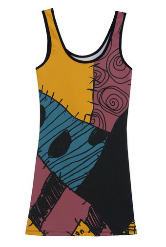 Nightmare Before Christmas I Am Sally Juniors Tank Dress