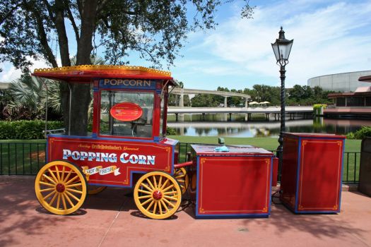 Popcorn Cart World Showcase WqqsP8